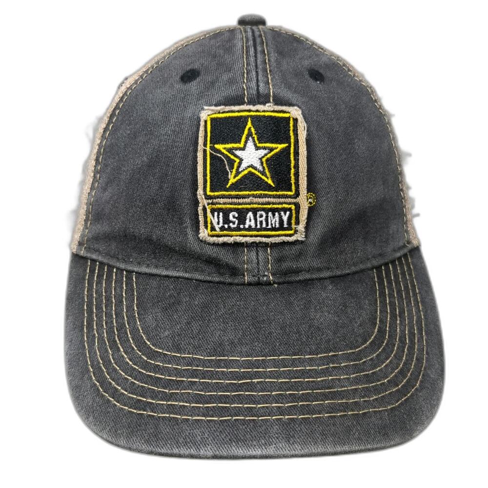 7.62 Design U.S. Army Gray Trucker Hat OSFM Mesh Back Snapback Patch Military